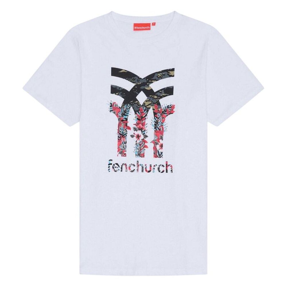 Fenchurch Mens Prinevil T-Shirt / White